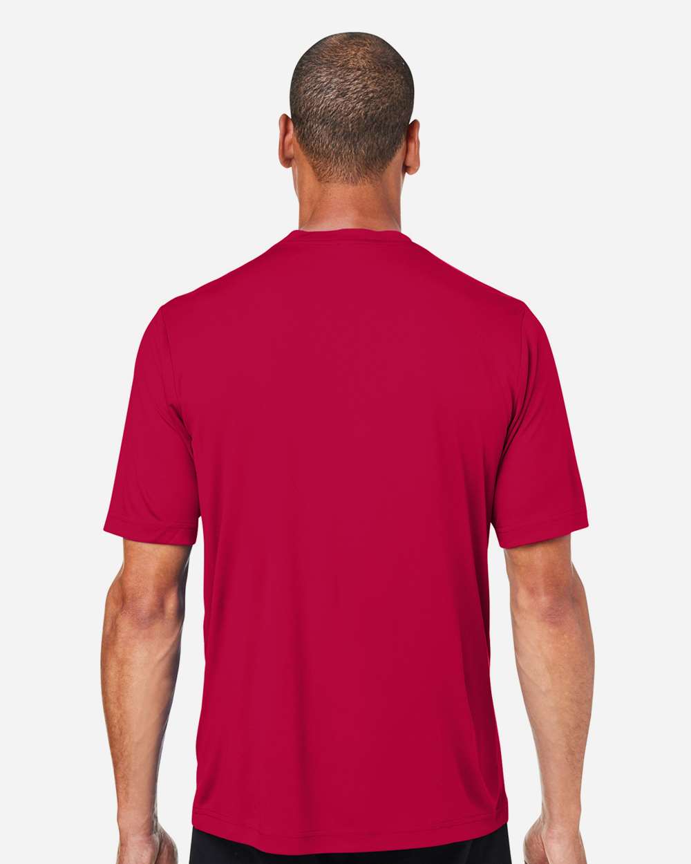 Unisex Capital Performance T-Shirt - OnModelBack - B254A7702 - Classic Red
