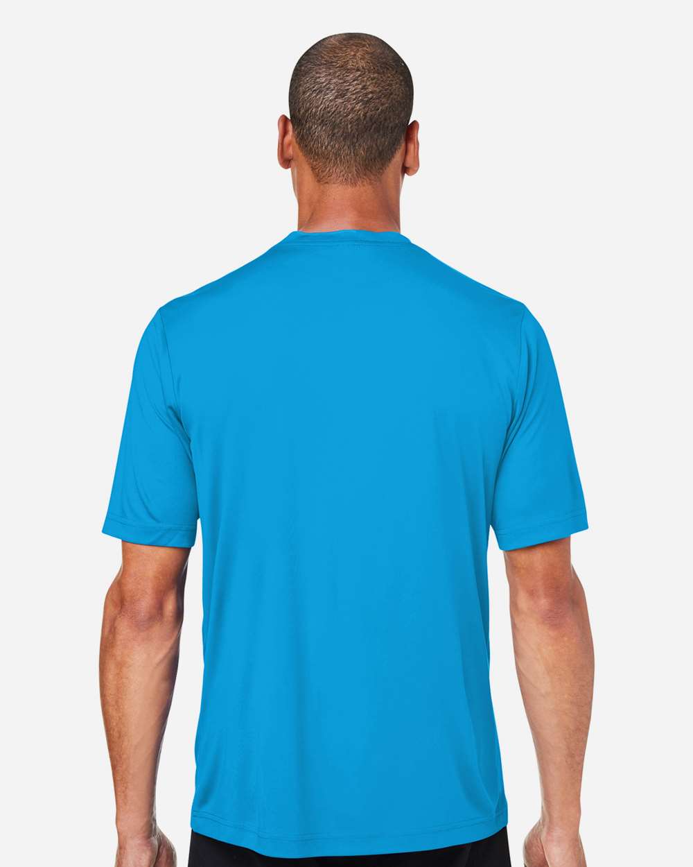 Unisex Capital Performance T-Shirt - OnModelBack - B254A7762 - Electric Blue