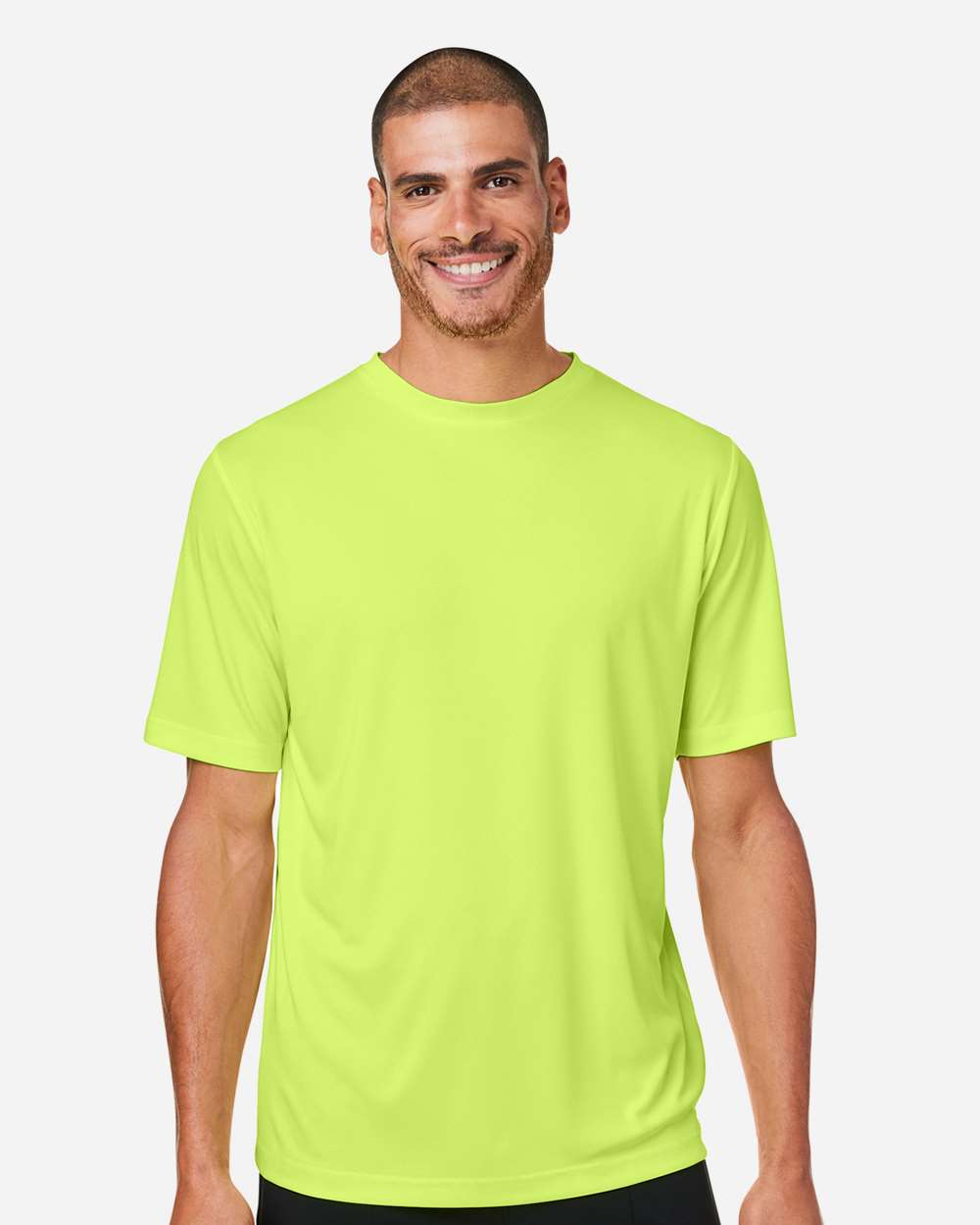 Unisex Capital Performance T-Shirt - OnModelFront - B254A7162 - Safety Yellow