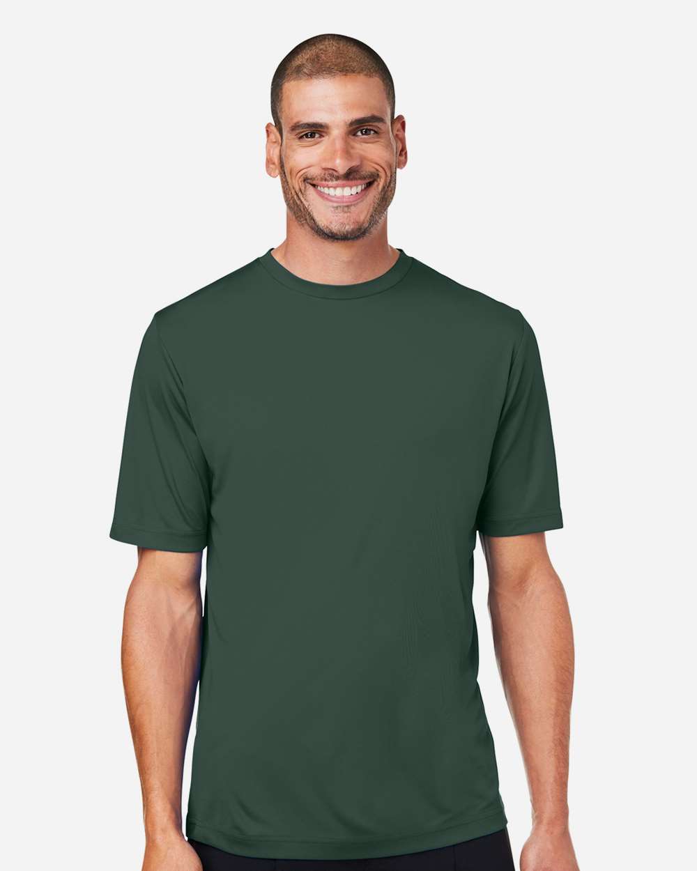 Unisex Capital Performance T-Shirt - OnModelFront - B254A7542 - Forest