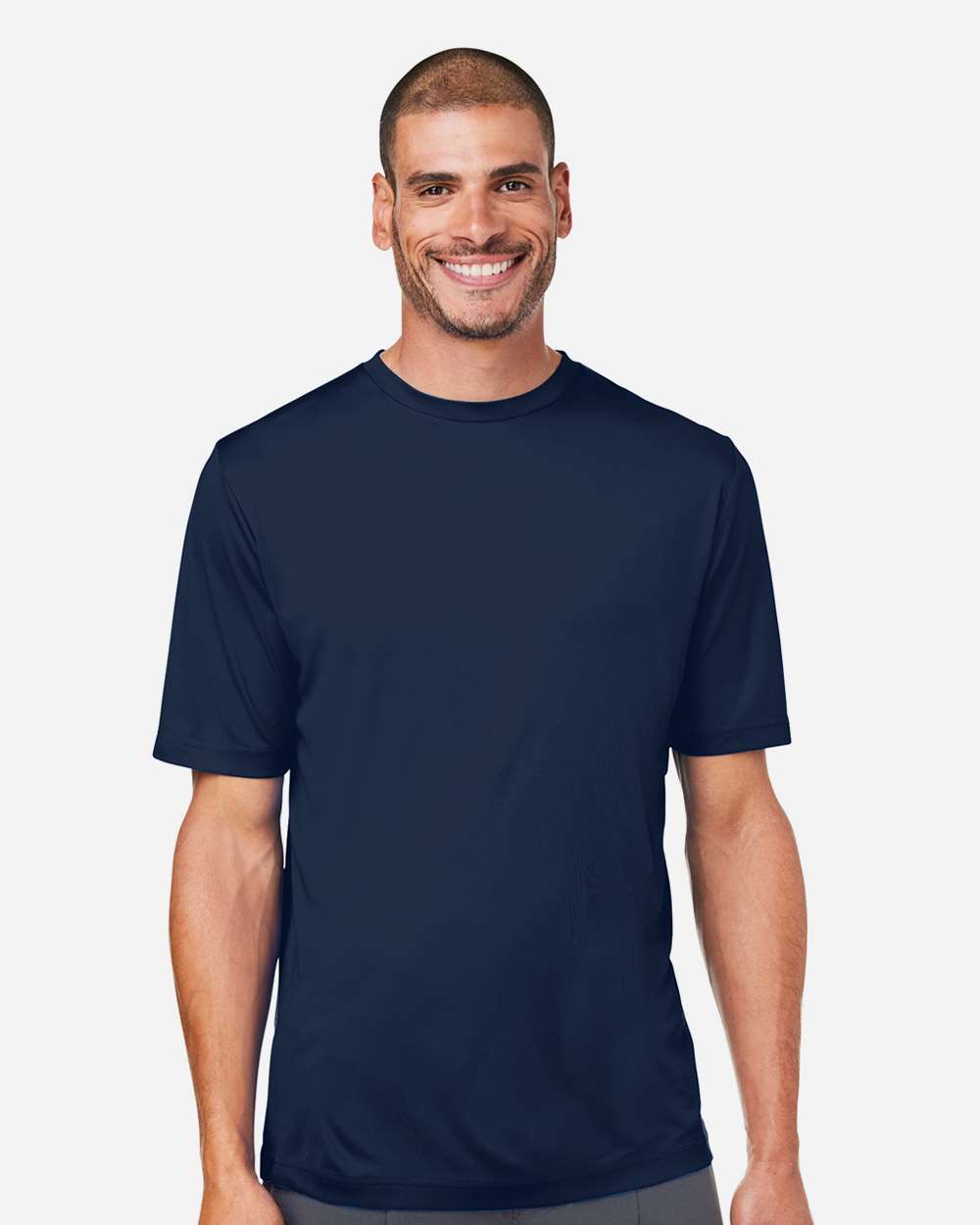 Unisex Capital Performance T-Shirt - OnModelFront - B254A7652 - Classic Navy