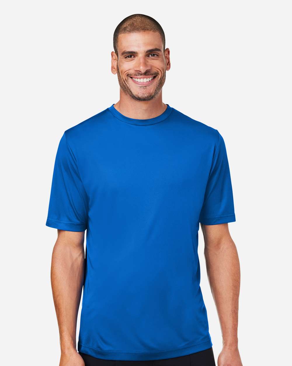 Unisex Capital Performance T-Shirt - OnModelFront - B254A7752 - True Royal
