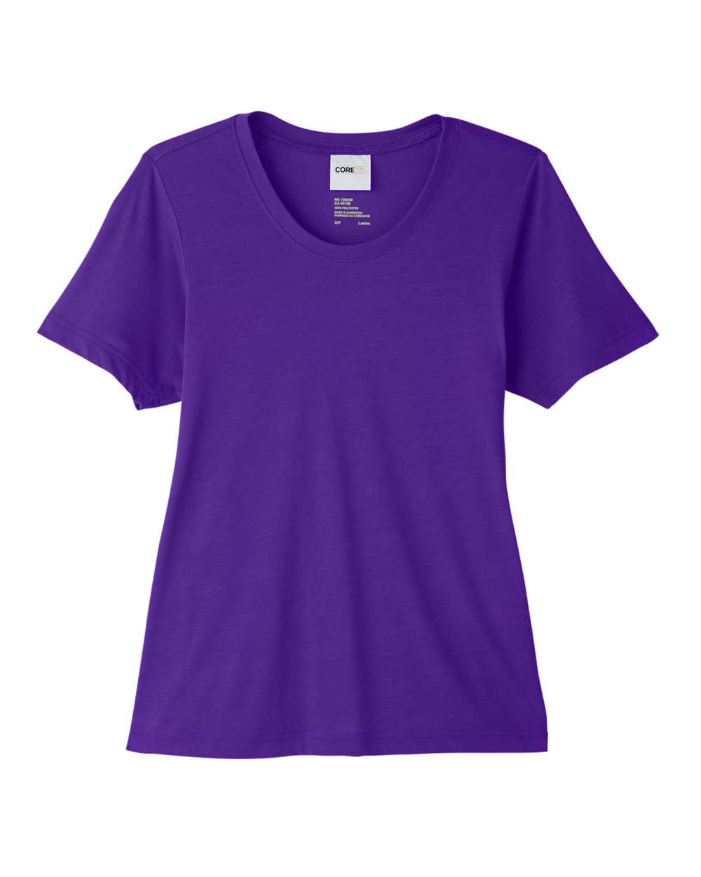 Women's Fusion ChromaSoft™ Performance T-Shirt - Front - B273A7672 - Campus Purple