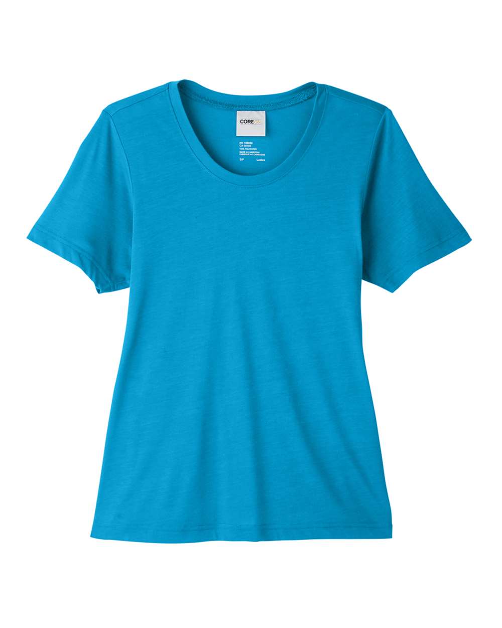 Women's Fusion ChromaSoft™ Performance T-Shirt - Front - B273A7762 - Electric Blue