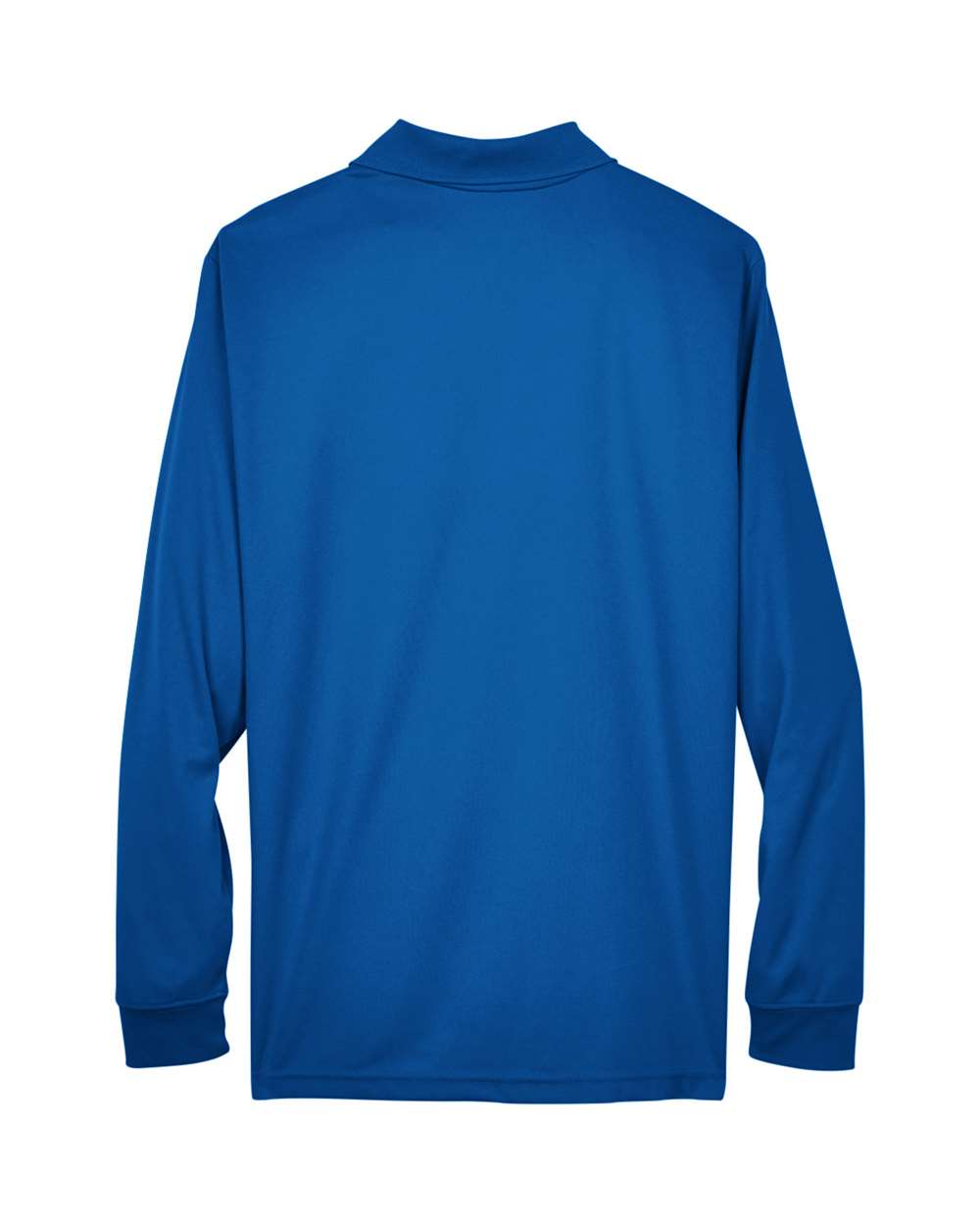 Men's Pinnacle Performance Long Sleeve Piqué Polo - Back - B237A7753 - True Royal