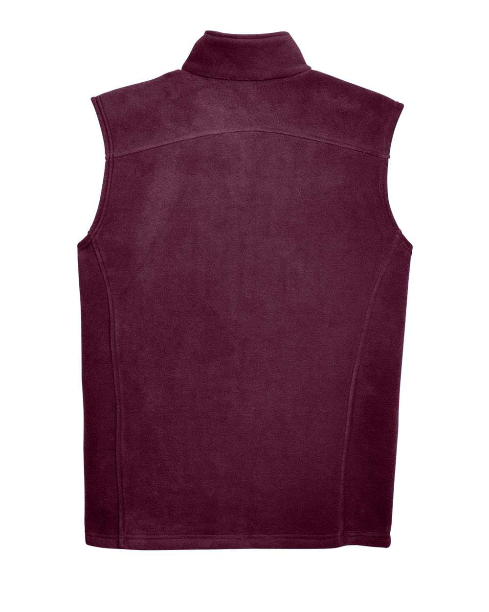 Men's Journey Fleece Vest - Back - B235A7533 - Burgundy
