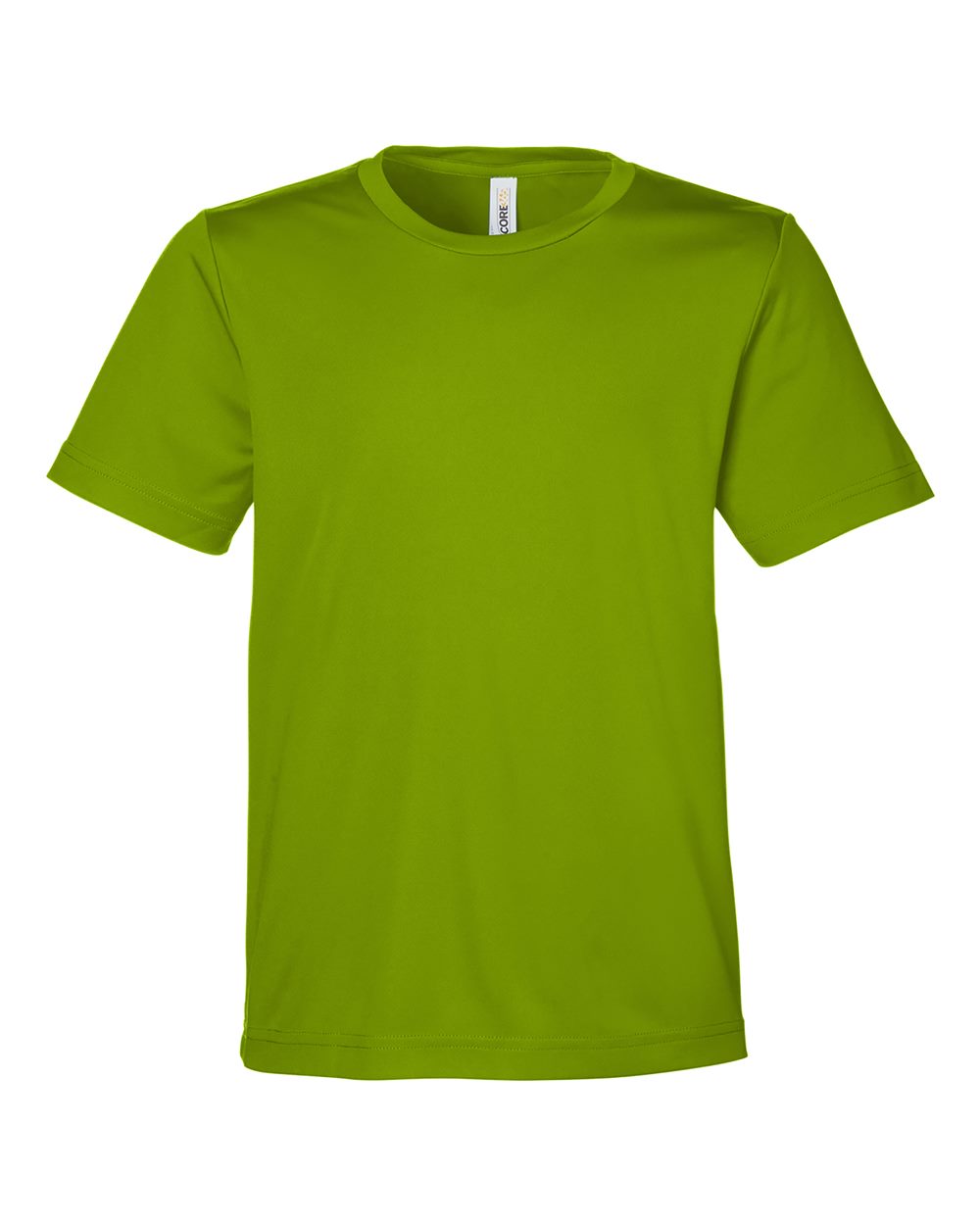 Youth Capital Performance T-Shirt - Front - B268A7172 - Acid Green