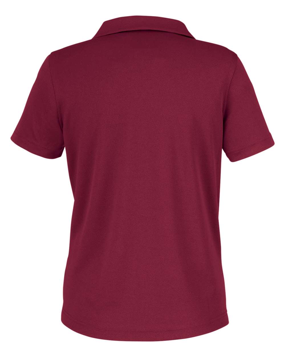 Women's Market Snag Protect Mesh Polo - Back - B260A7532 - Burgundy