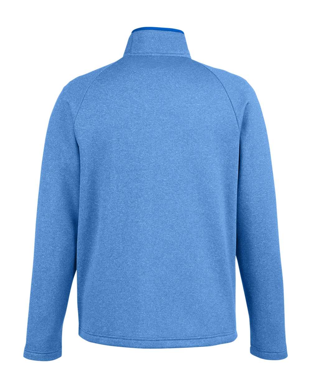 Men's Venture Heathered Stripe Full-Zip - Back - B311A7753 - True Royal/ White
