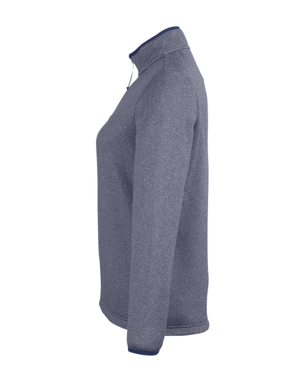 Women's Venture Heathered Stripe Quarter-Zip Pullover - DirectSide - B318A7652 - Classic Navy/ White