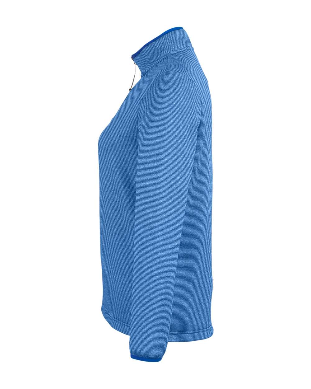 Women's Venture Heathered Stripe Quarter-Zip Pullover - DirectSide - B318A7752 - True Royal/ White