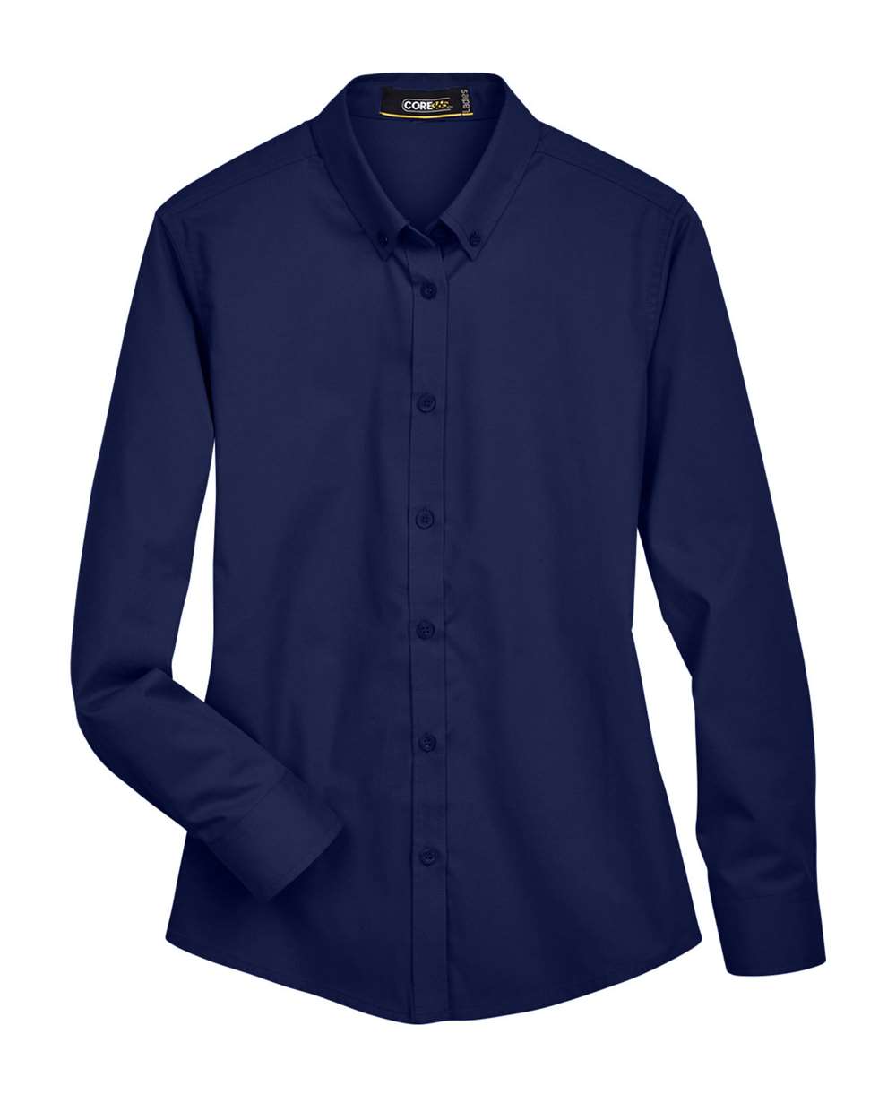Women's Operate Twill Shirt - Front - B216A7652 - Classic Navy