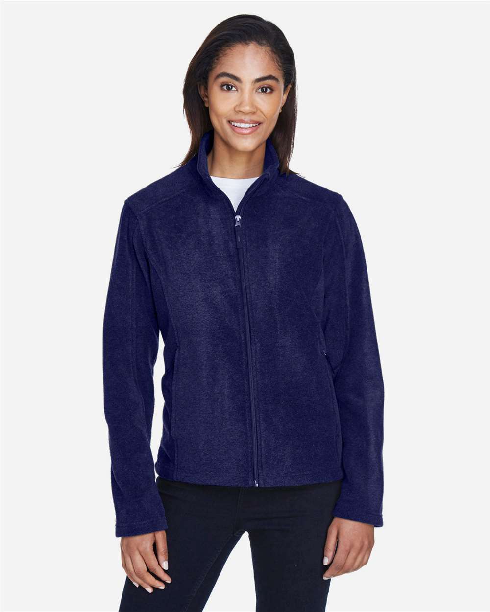 Women's Journey Fleece Jacket - OnModelFront - B213A7652 - Classic Navy