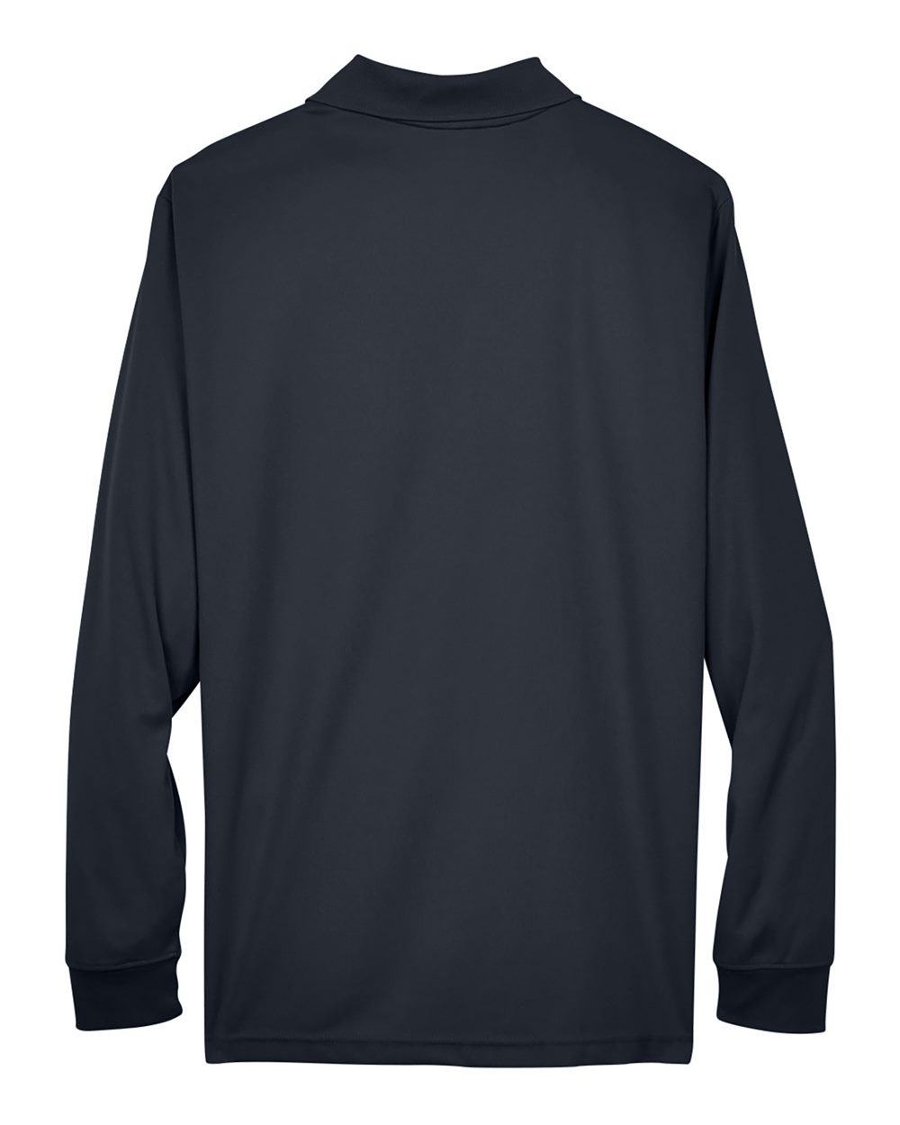 Men's Tall Pinnacle Performance Long Sleeve Piqué Polo - Back - B239A7585 - Carbon