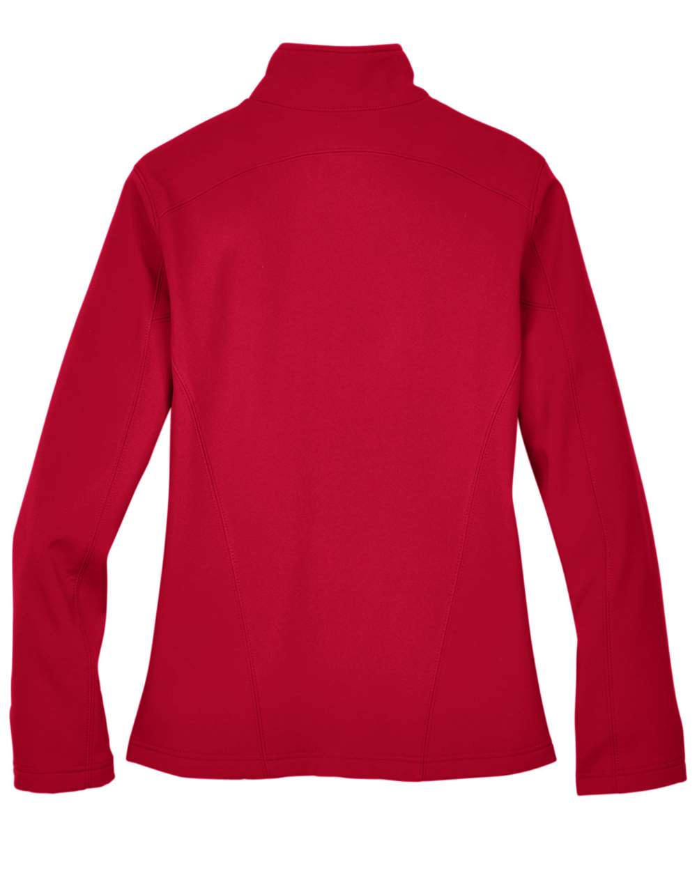 Women's Cruise Two-Layer Fleece Bonded Soft Shell Jacket - Back - B210A7702 - Classic Red