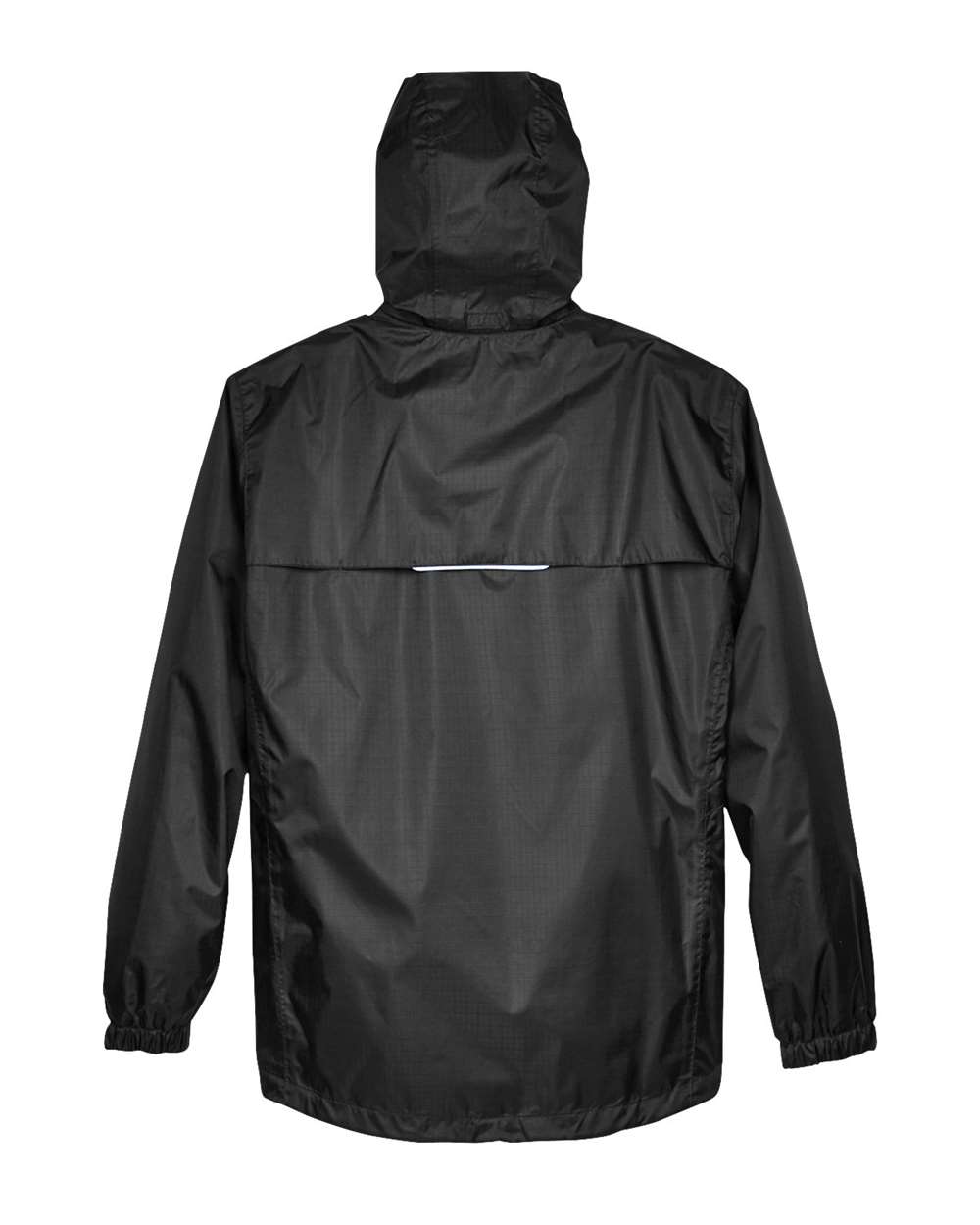 Men's Climate Seam Sealed Lightweight Variegated Ripstop Jacket - Back - B230A7503 - Black