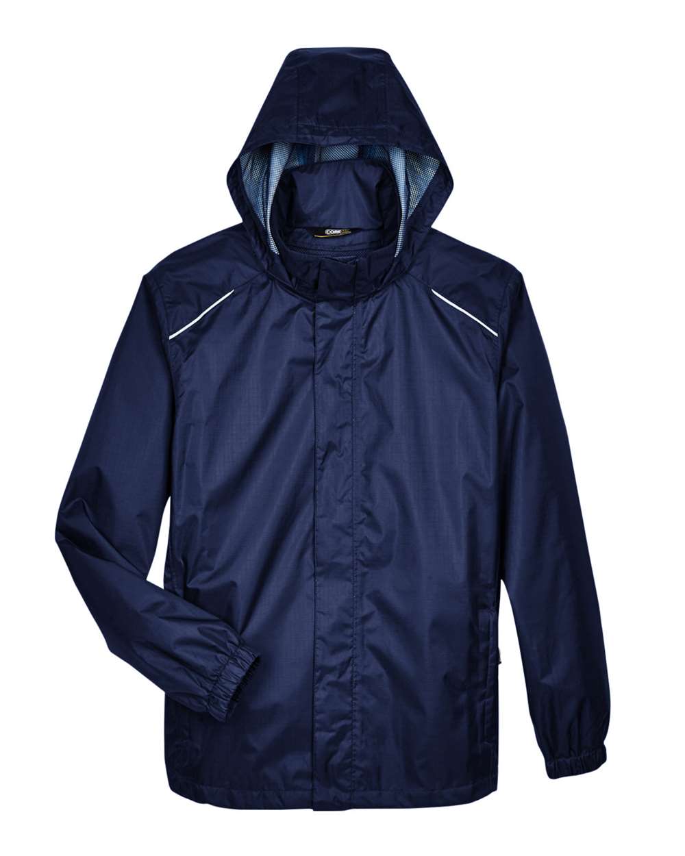 Men's Climate Seam Sealed Lightweight Variegated Ripstop Jacket - Front - B230A7653 - Classic Navy