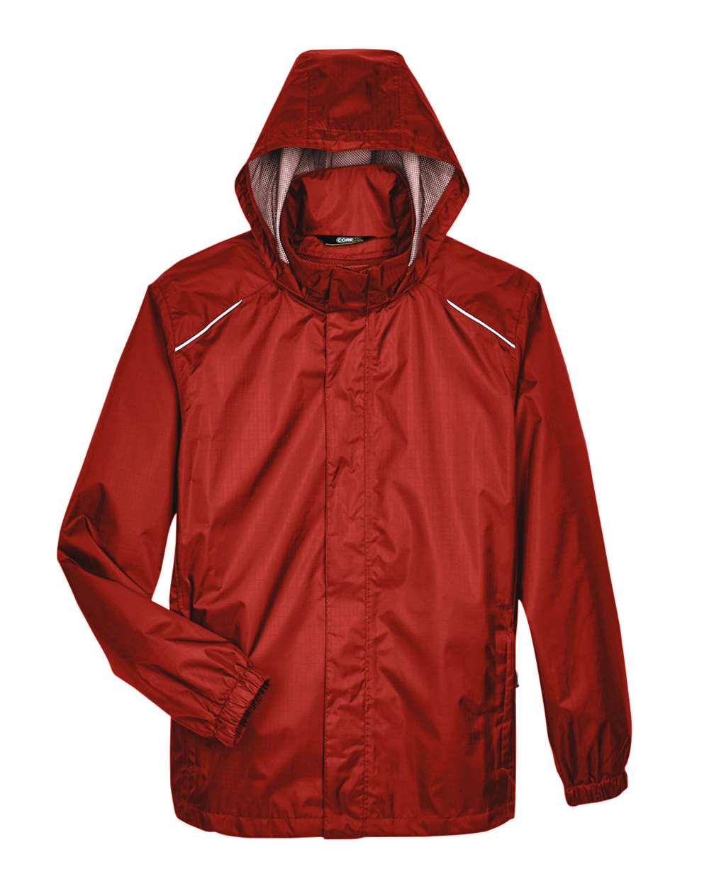 Men's Climate Seam Sealed Lightweight Variegated Ripstop Jacket - Front - B230A7703 - Classic Red
