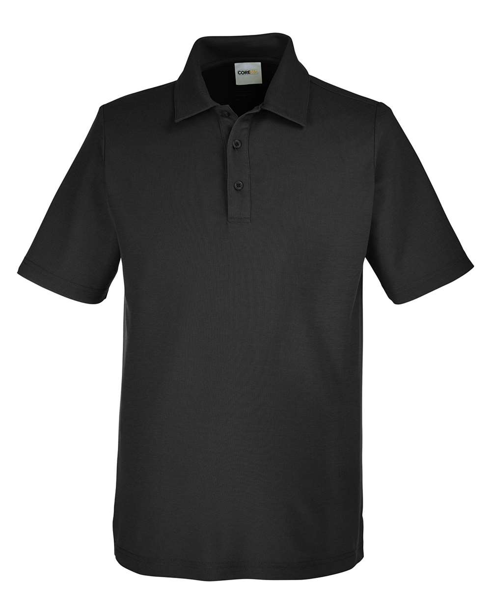 Men's Tall Fusion ChromaSoft™ Pique Polo - Front - B279A7505 - Black