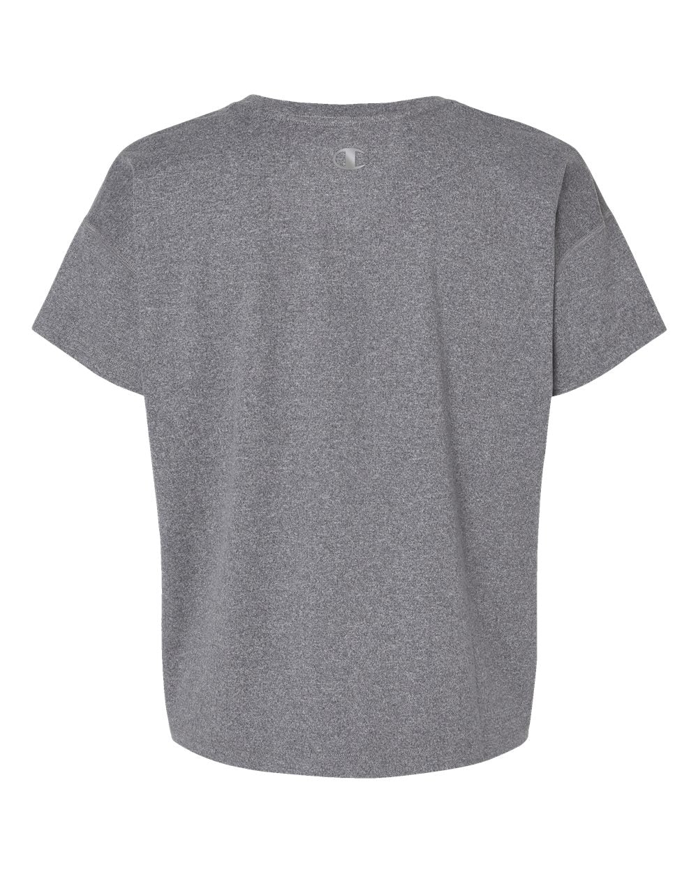 Women's Sport Soft Touch T-Shirt - Back - B03484103 - Ebony Heather