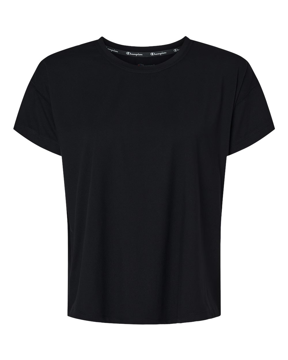 Women's Sport Soft Touch T-Shirt - Front - B03484503 - Black