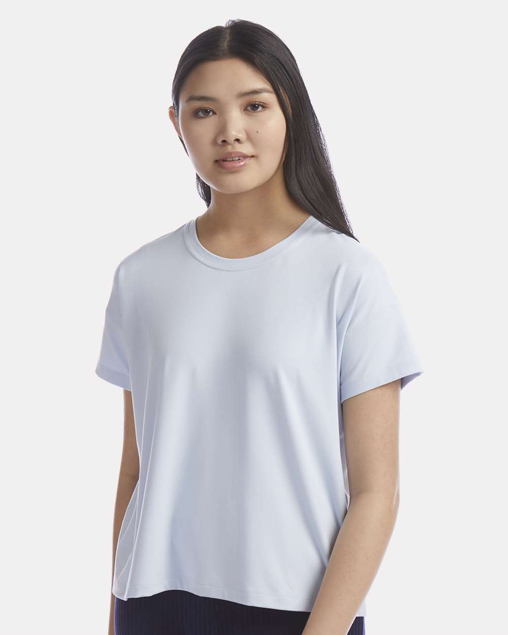 Women's Sport Soft Touch T-Shirt - OnModelFront - B03484003 - Collage Blue