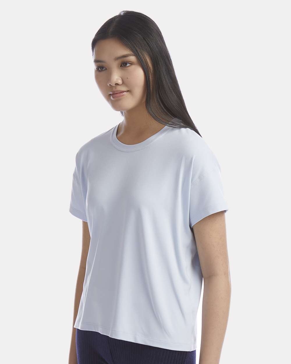 Women's Sport Soft Touch T-Shirt - OnModelSide - B03484003 - Collage Blue