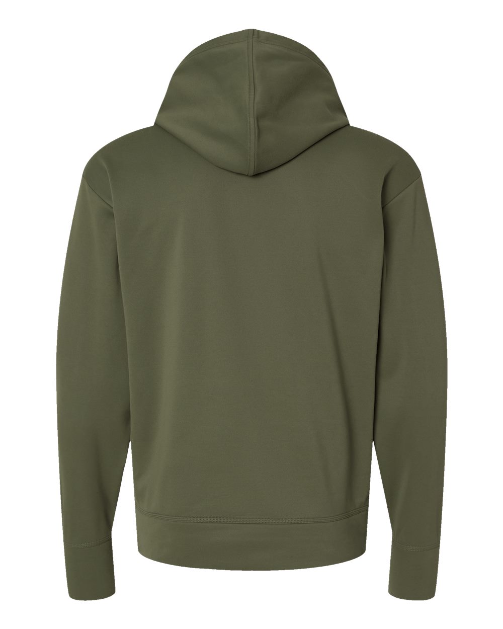 Unisex Sport Hooded Sweatshirt - Back - B04084103 - Fresh Olive
