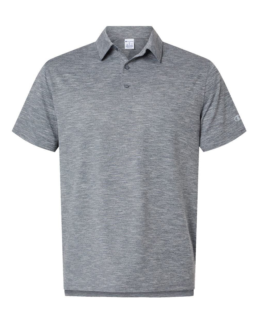 Men's Sport Polo - Front - B04684013 - Stealth Heather