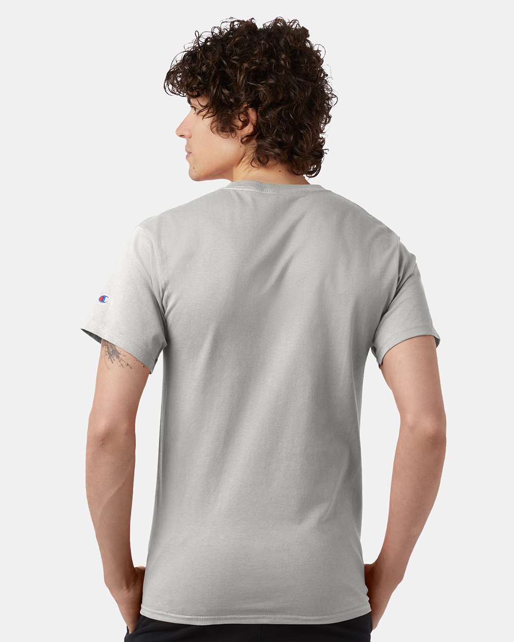 Men's Classic T-Shirt - OnModelBack - B00784023 - Ash