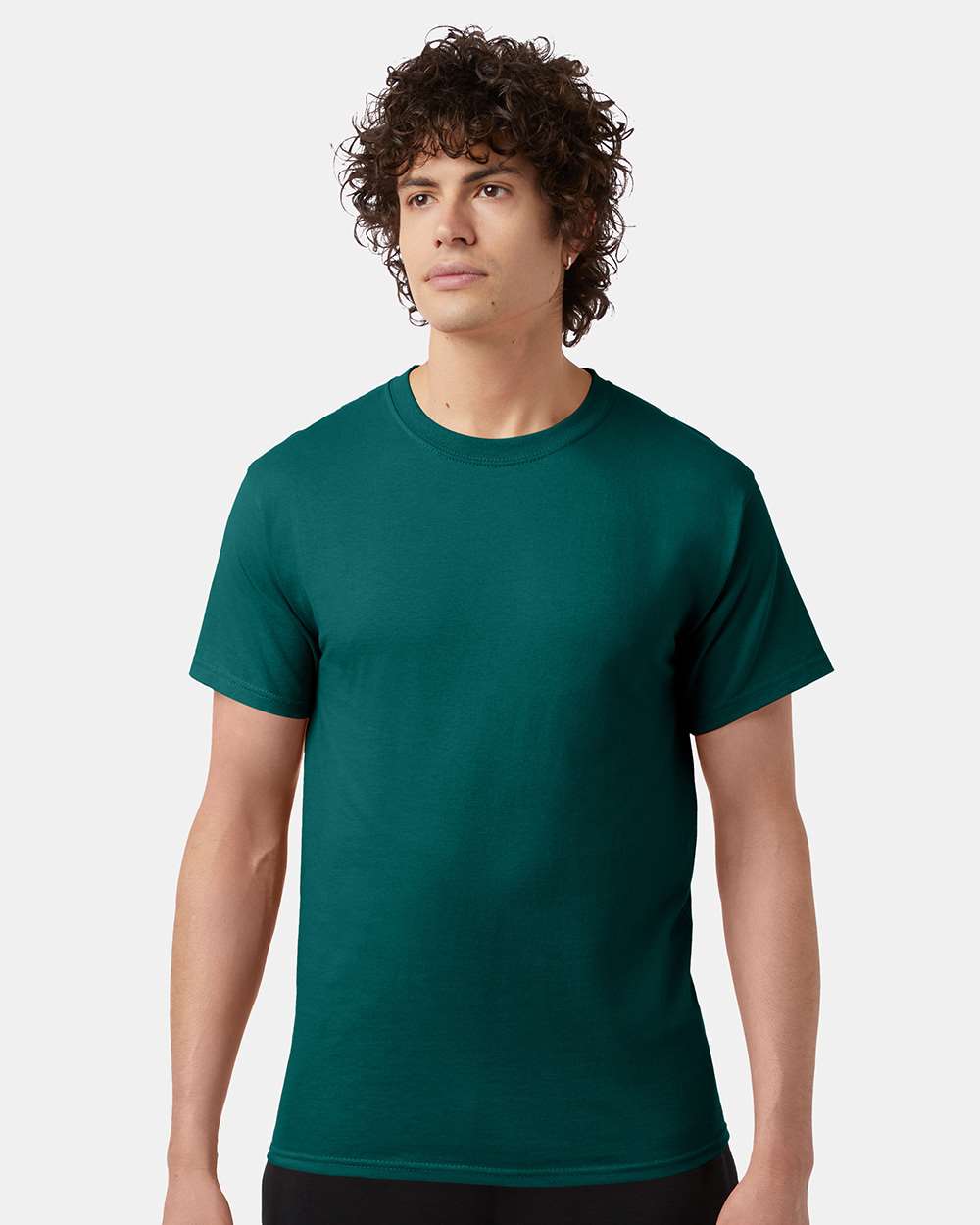 Men's Classic T-Shirt - OnModelFront - B00784233 - Emerald Green