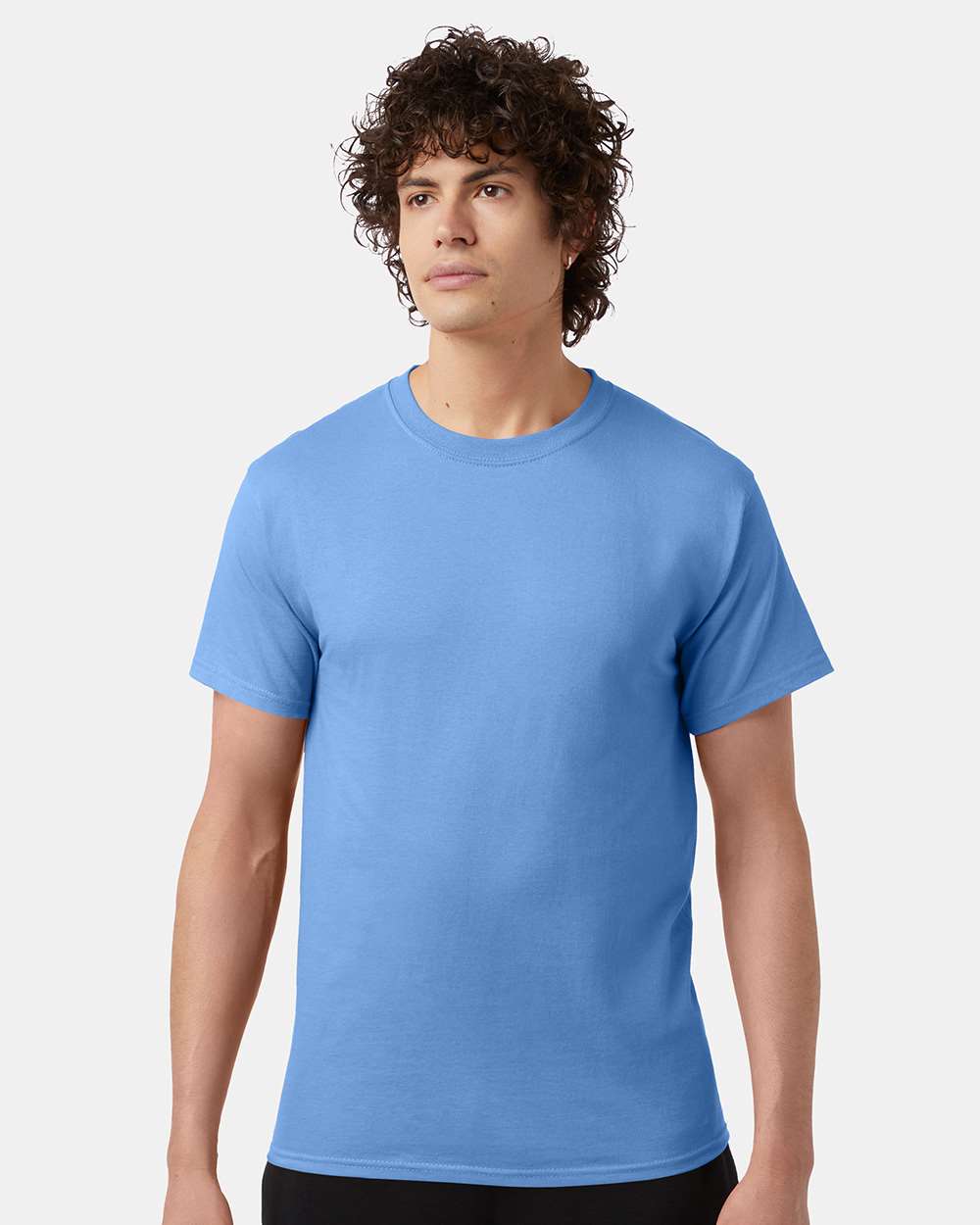 Men's Classic T-Shirt - OnModelFront - B00784253 - Light Blue