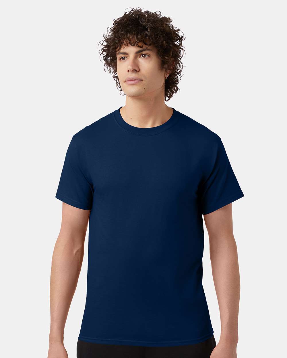 Men's Classic T-Shirt - OnModelFront - B00784683 - Late Night Blue