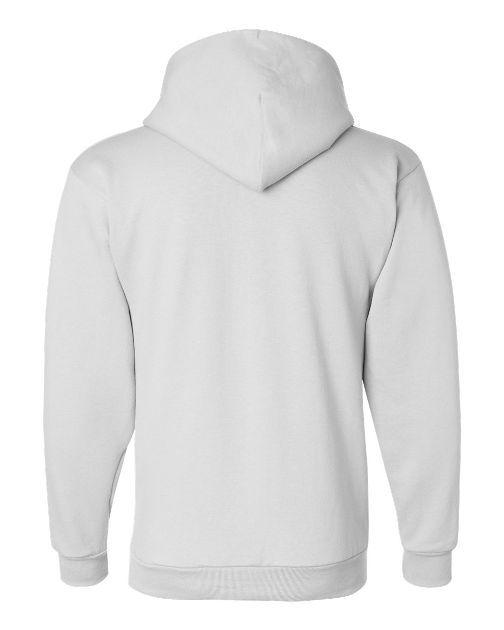 Men's Powerblend® Hooded Sweatshirt - Back - B22884003 - White