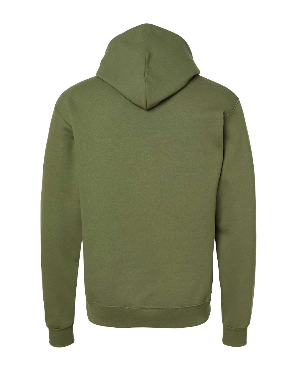 Men's Powerblend® Hooded Sweatshirt - Back - B22884683 - Fresh Olive
