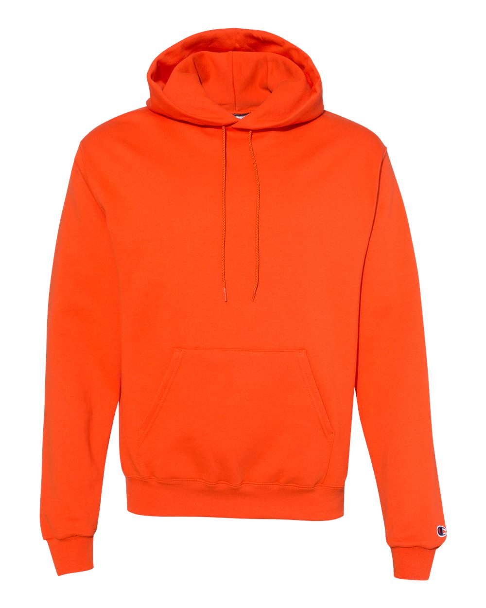 Men's Powerblend® Hooded Sweatshirt - Front - B22884663 - Orange