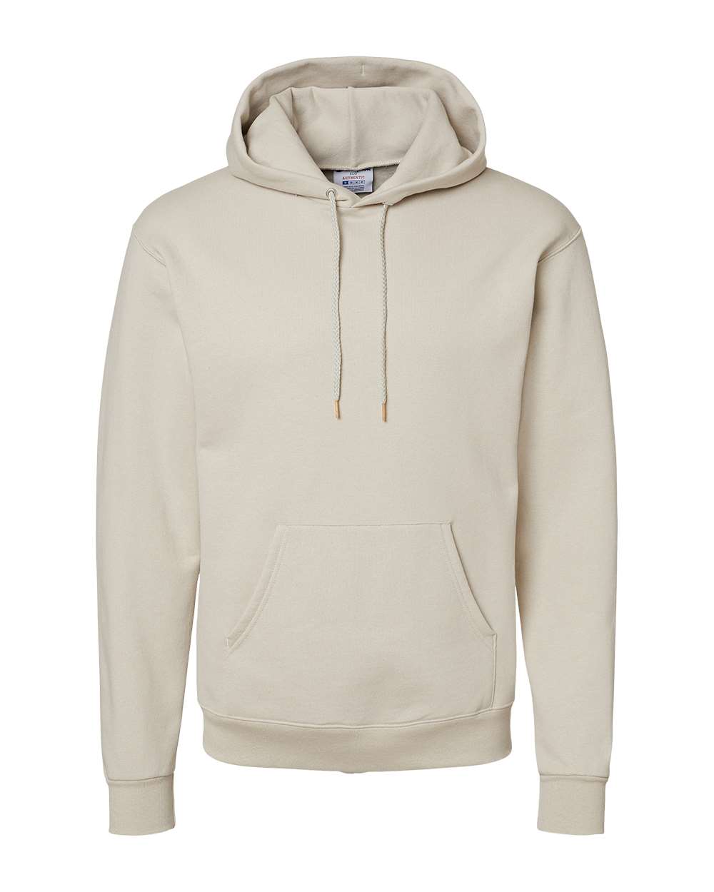 Men's Powerblend® Hooded Sweatshirt - Front - B22884733 - Sand