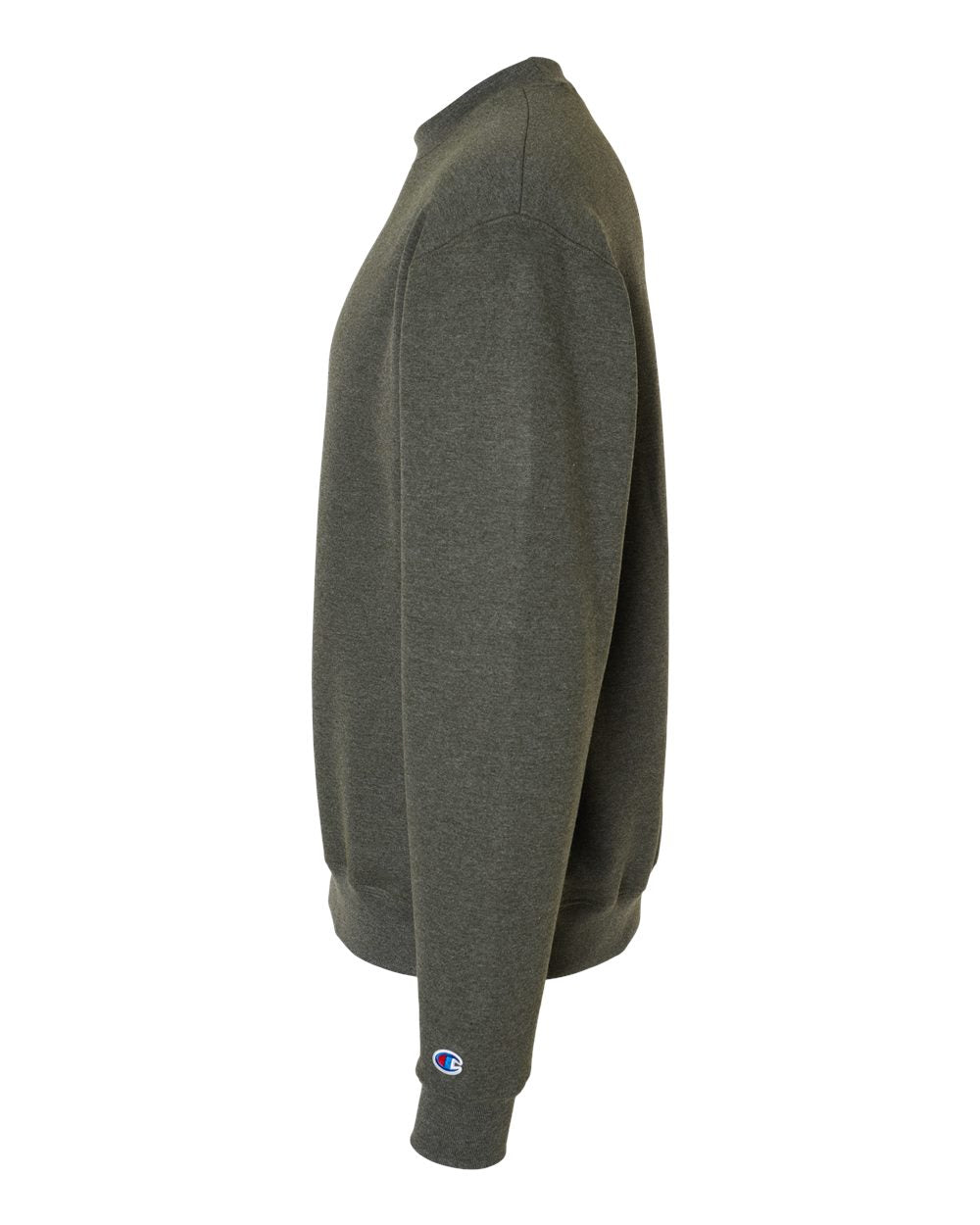 Men's Powerblend® Crewneck Sweatshirt - DirectSide - B21284203 - Dark Green Heather
