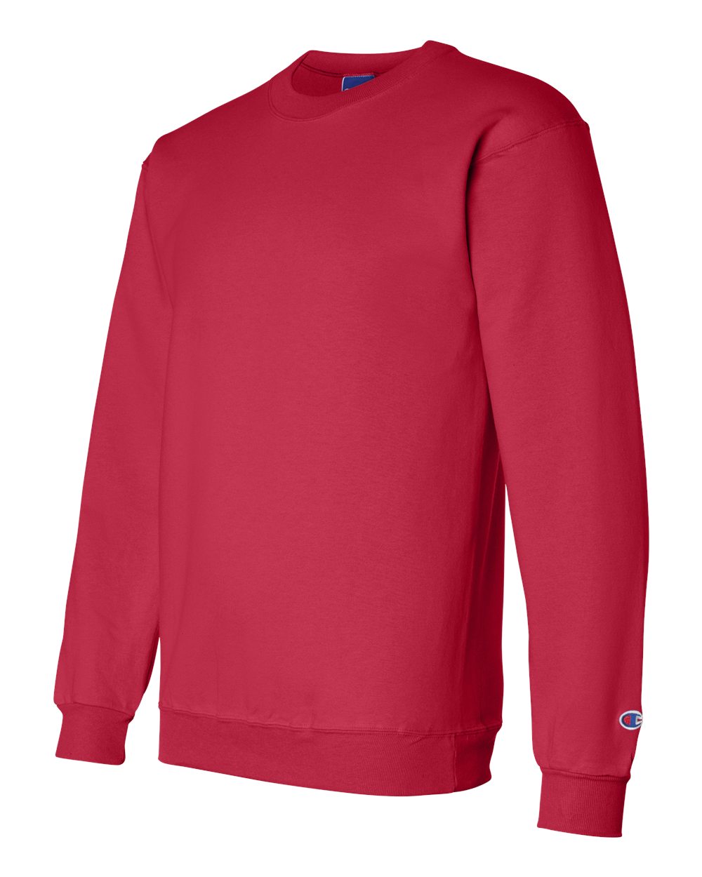 Men's Powerblend® Crewneck Sweatshirt - Side - B21284703 - Scarlet