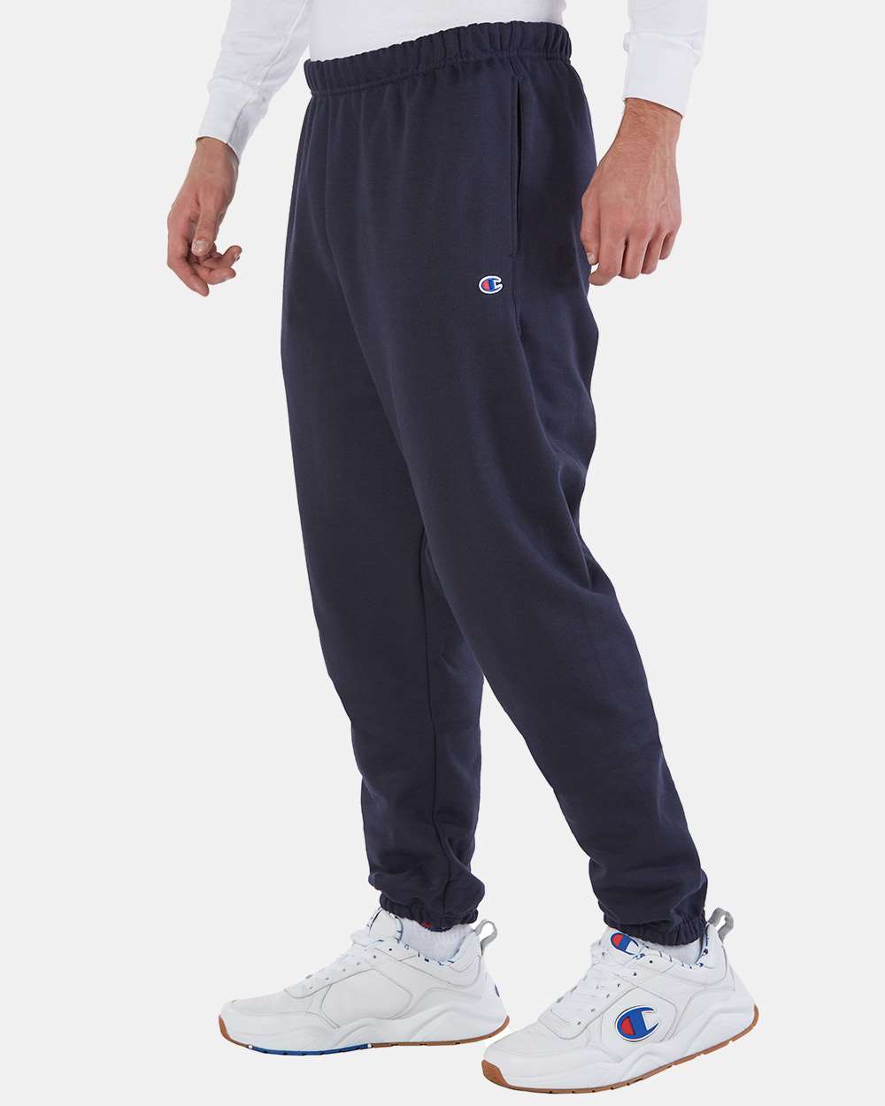 Men's Reverse Weave® Sweatpants - OnModelSide - B20284653 - Navy
