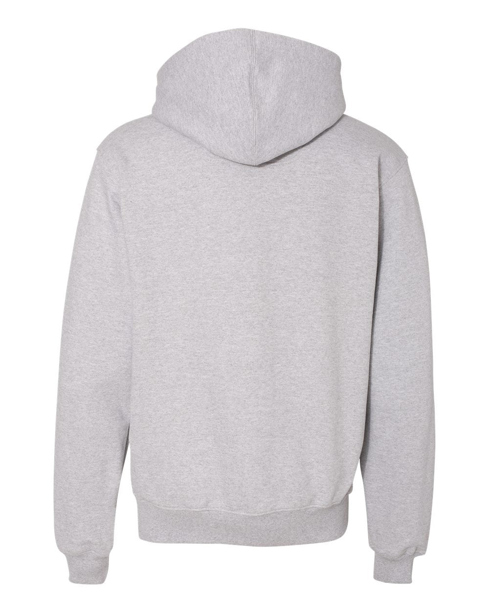 Men's Cotton Max Hooded Sweatshirt - Back - B21584583 - Light Steel