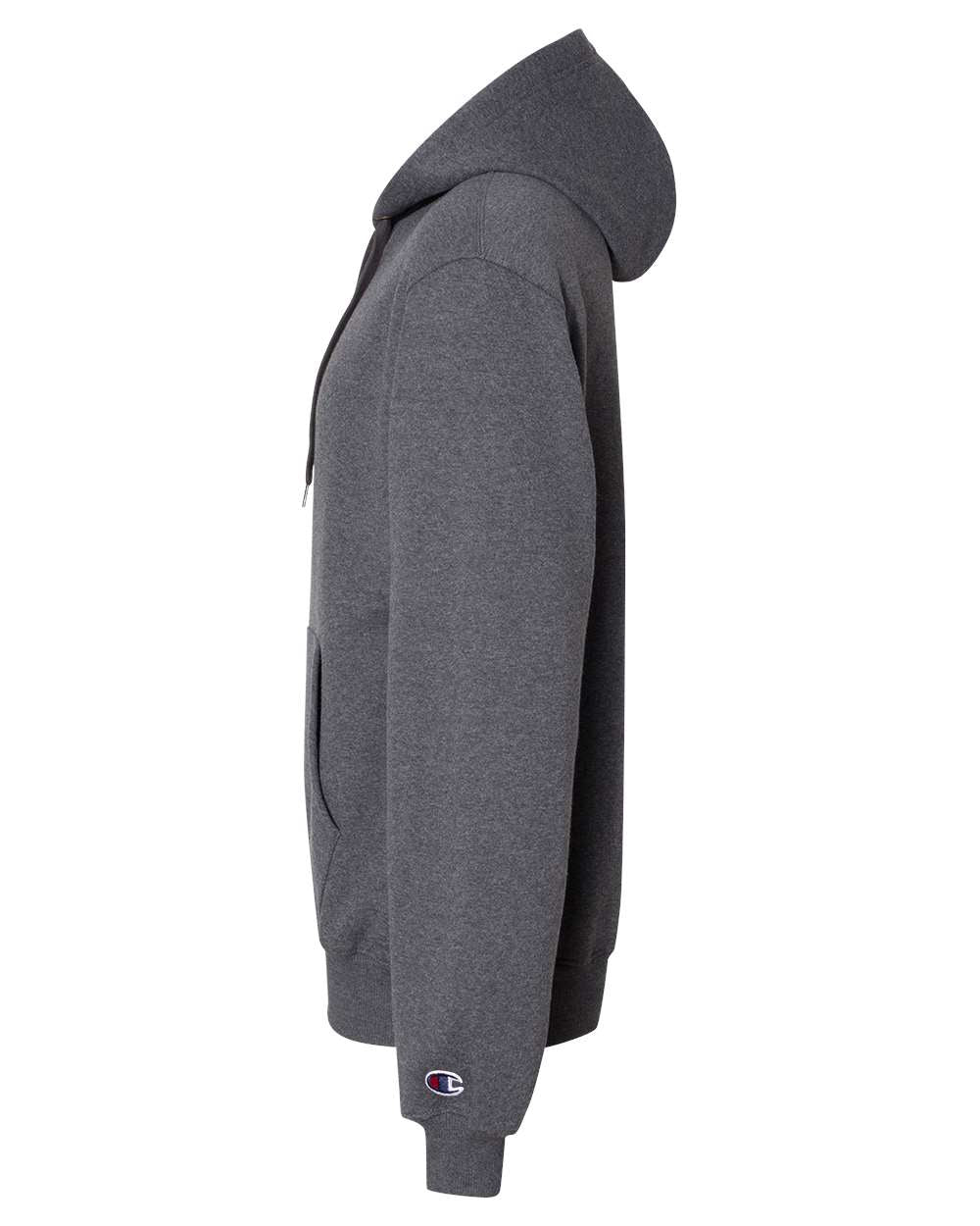 Men's Cotton Max Hooded Sweatshirt - DirectSide - B21584093 - Charcoal Heather