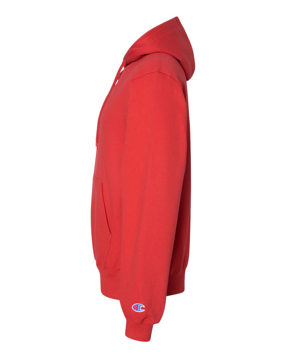 Men's Cotton Max Hooded Sweatshirt - DirectSide - B21584703 - Scarlet
