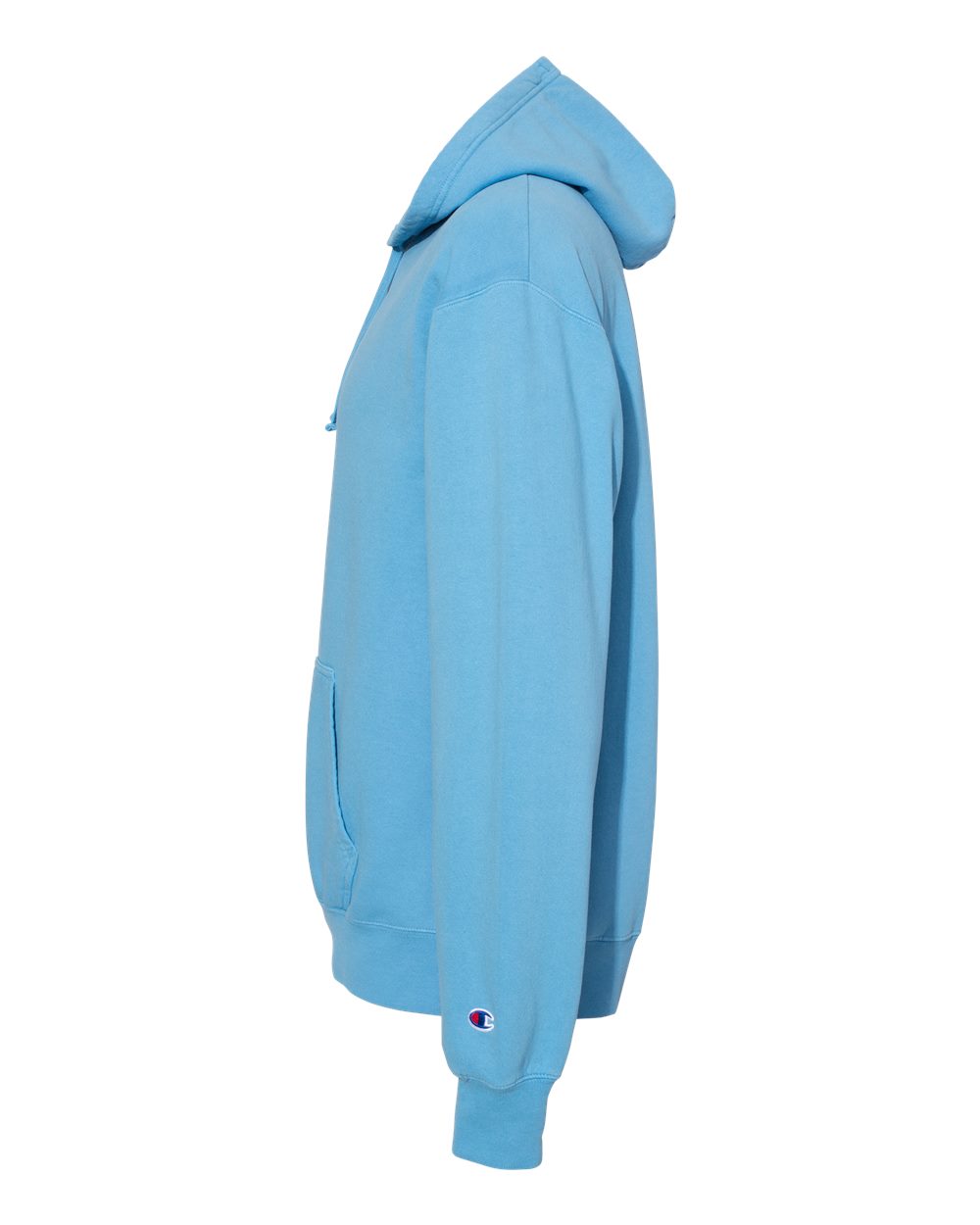 Unisex Garment-Dyed Hooded Sweatshirt - DirectSide - B00584256 - Delicate Blue