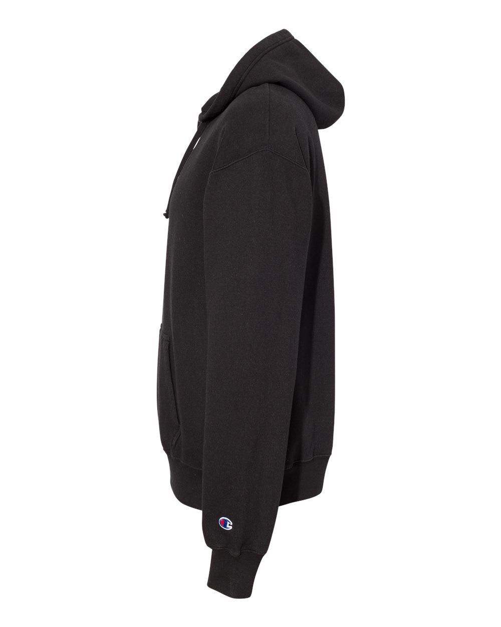 Unisex Garment-Dyed Hooded Sweatshirt - DirectSide - B00584503 - Black