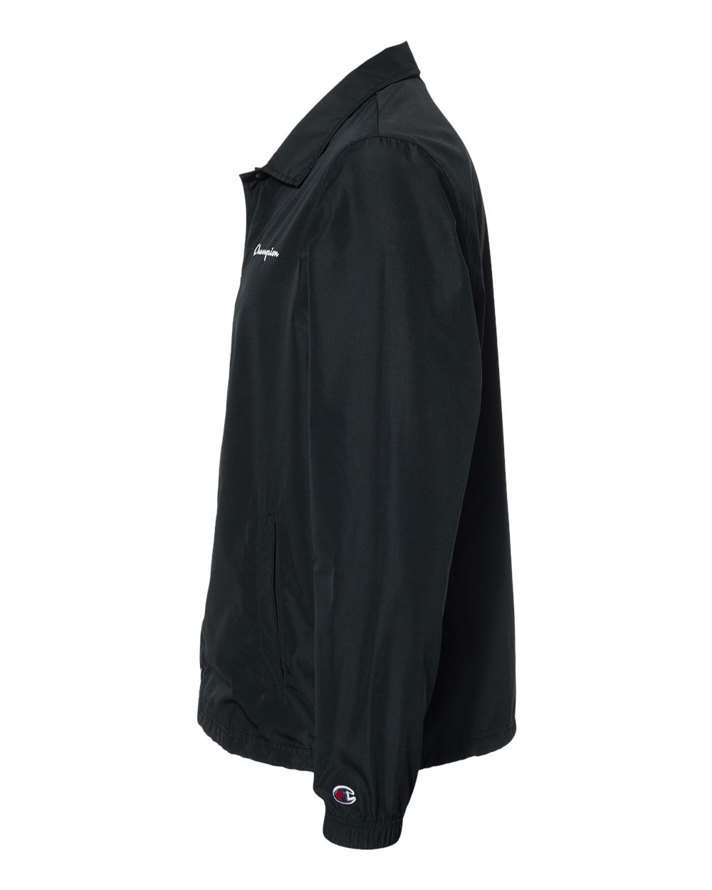 Men's Coach's Jacket - DirectSide - B00284503 - Black
