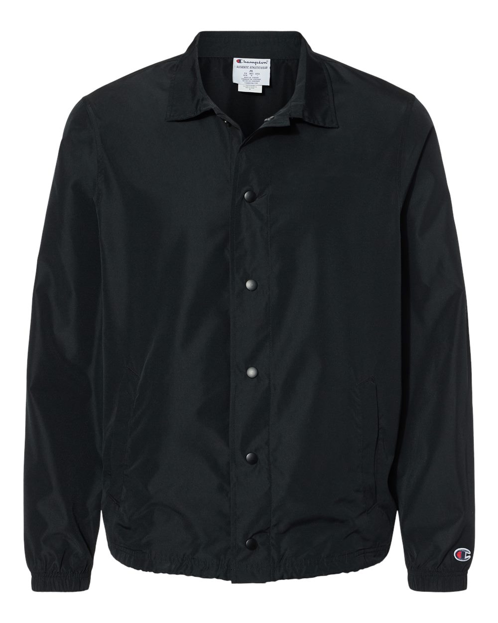 Men's Coach's Jacket - Front - B00284503 - Black