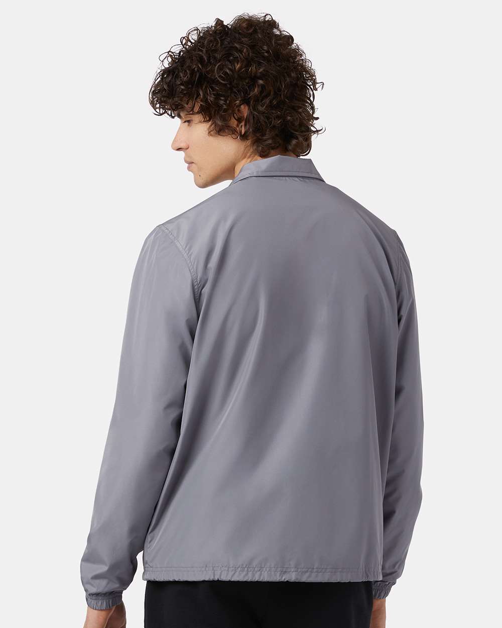 Men's Coach's Jacket - OnModelBack - B00284583 - Graphite