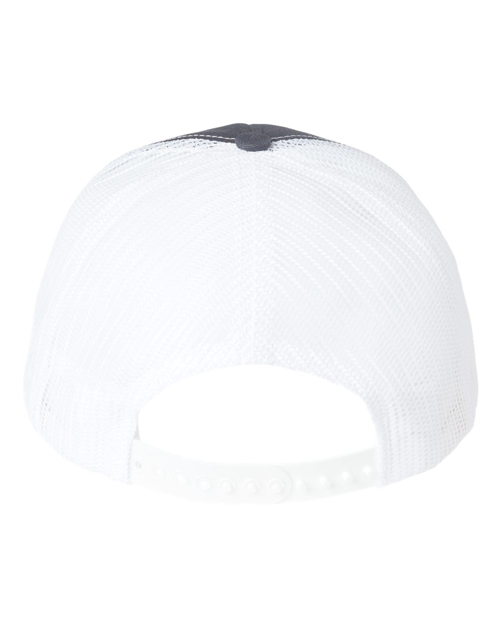USA-Made Trucker Cap - Back - B99395580 - Charcoal/ White