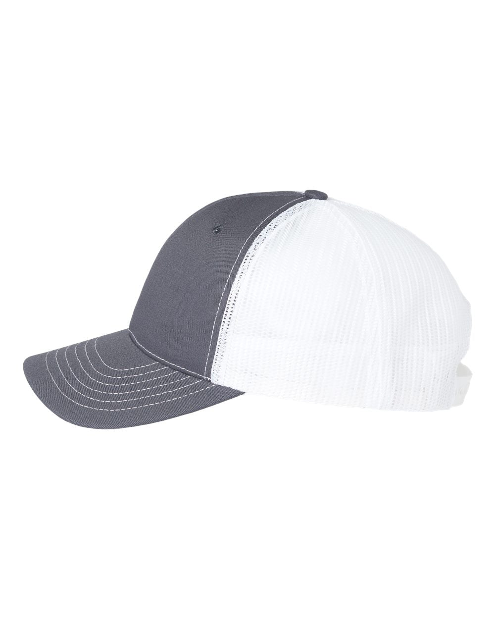 USA-Made Trucker Cap - DirectSide - B99395580 - Charcoal/ White